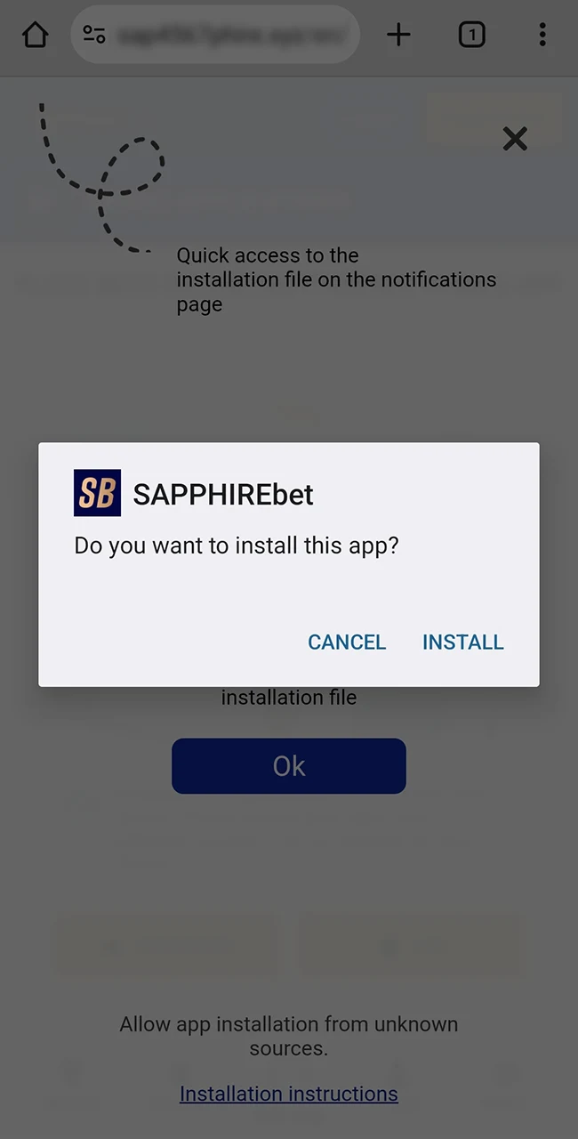 Install the app and join the thousands of players who have chosen SapphireBet.