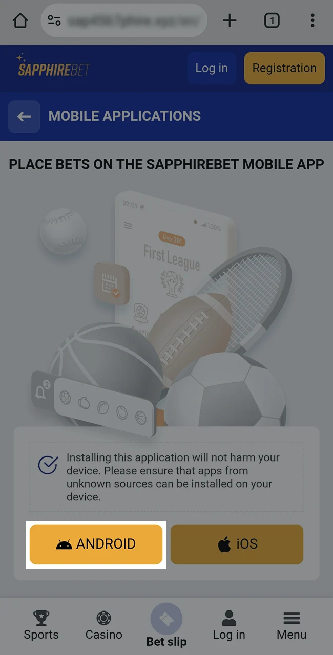 Download the Android version of SapphireBet Casino and start winning at unique games right on your device.