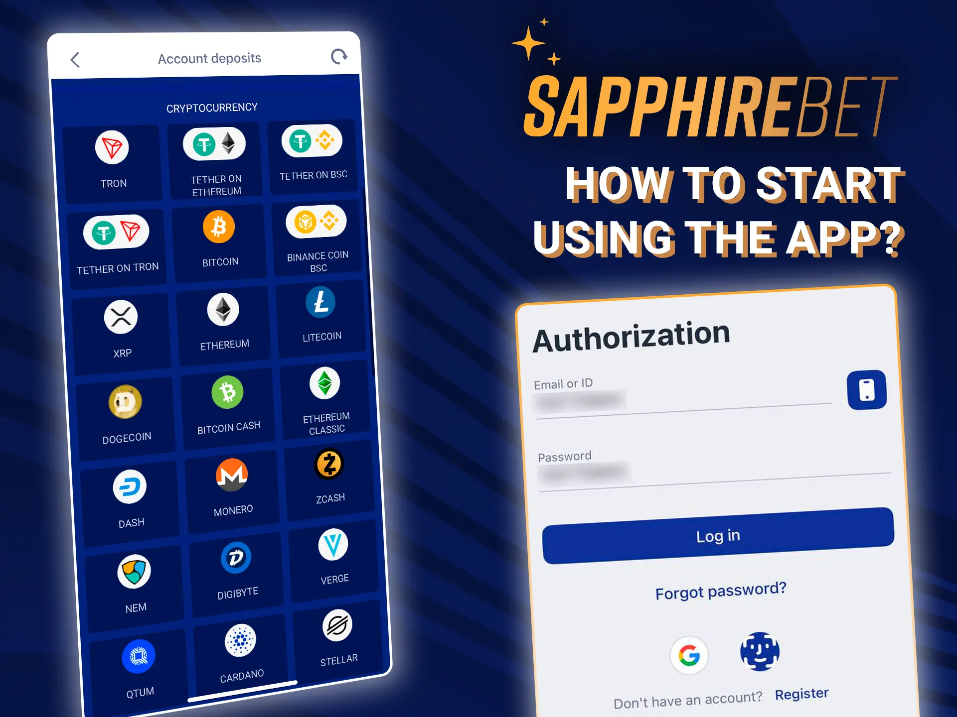 Download the SapphireBet app and discover the world of betting.