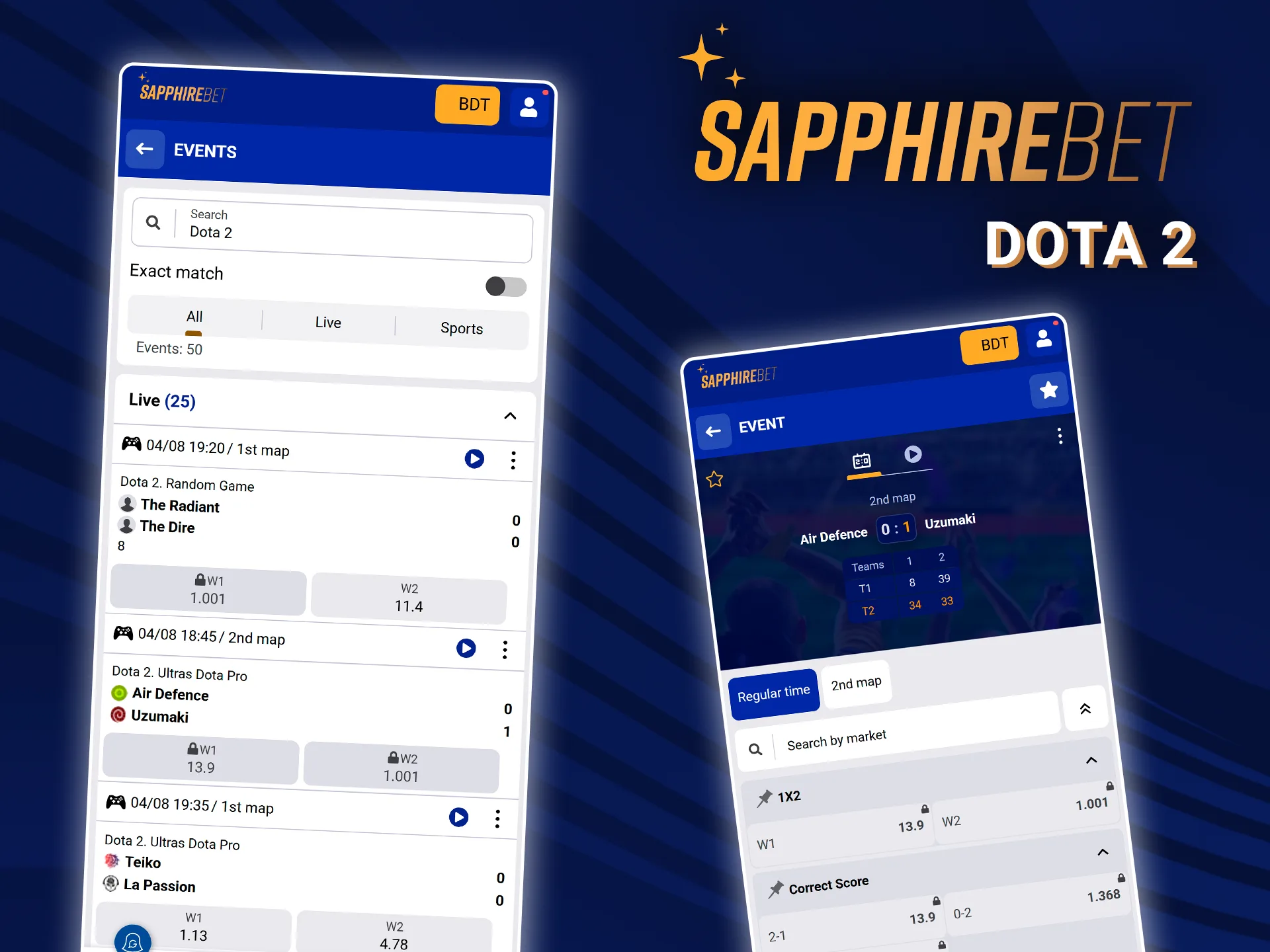 Dota 2 tournaments are now available for betting at SapphireBet.