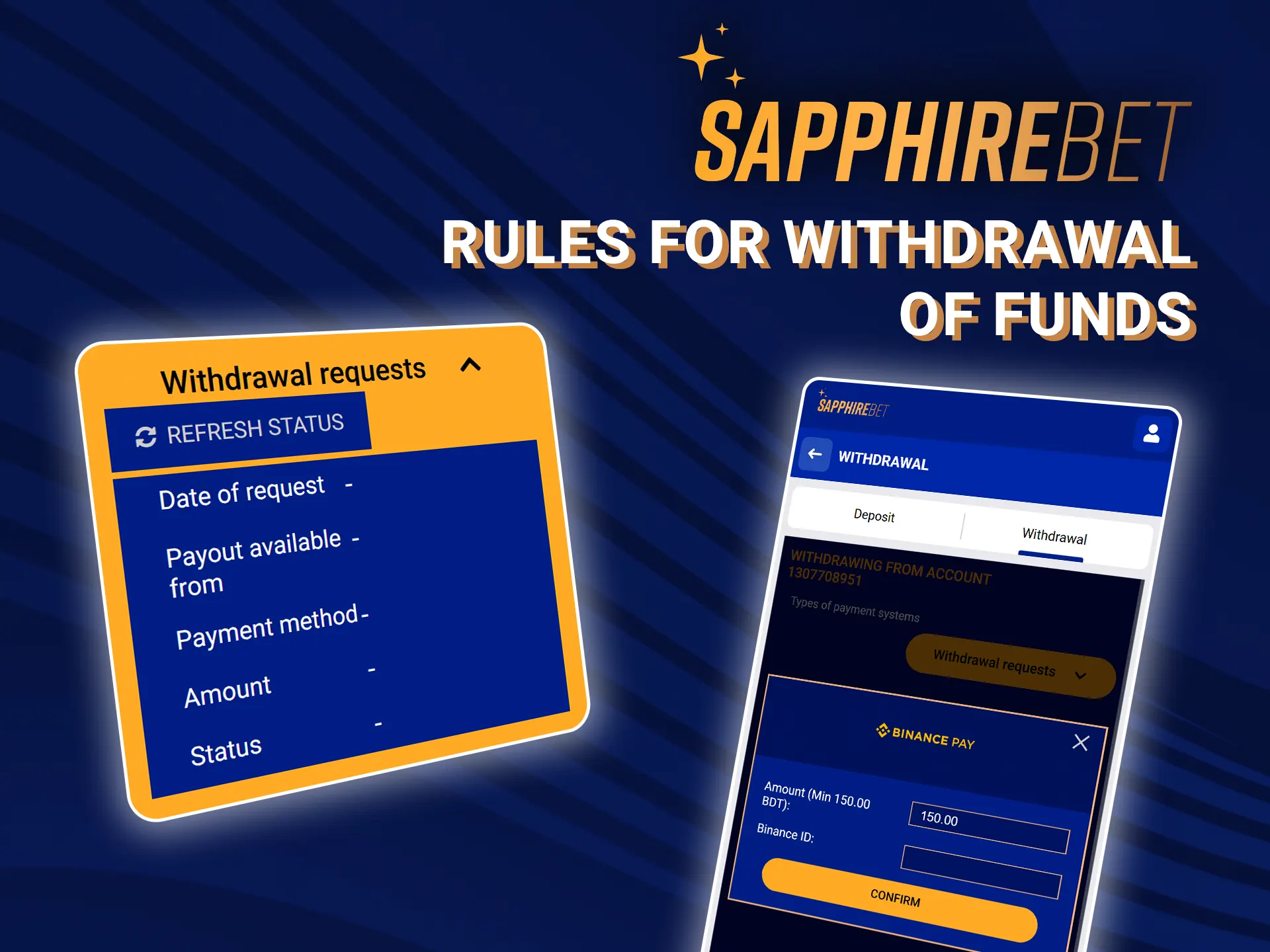 Find out how to withdraw your winnings from SapphireBet quickly and securely.