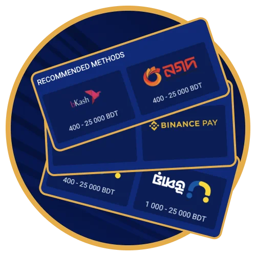 A large number of payment methods are presented on the website and in the SapphireBet application, which makes the balance replenishment convenient for you.
