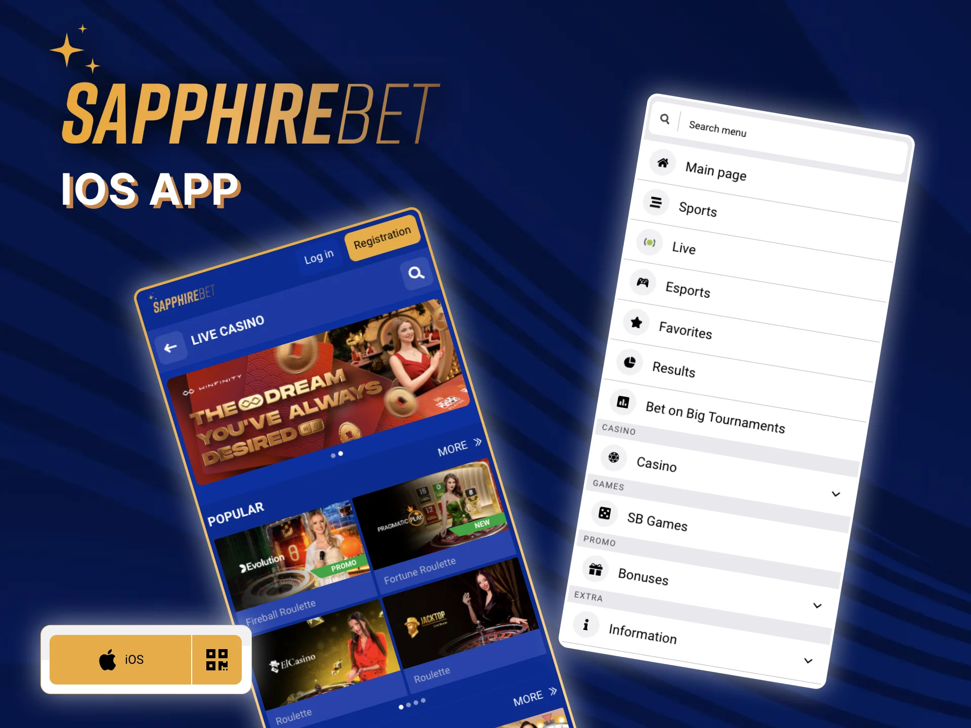 Learn more about using SapphireBet on your iPhone.