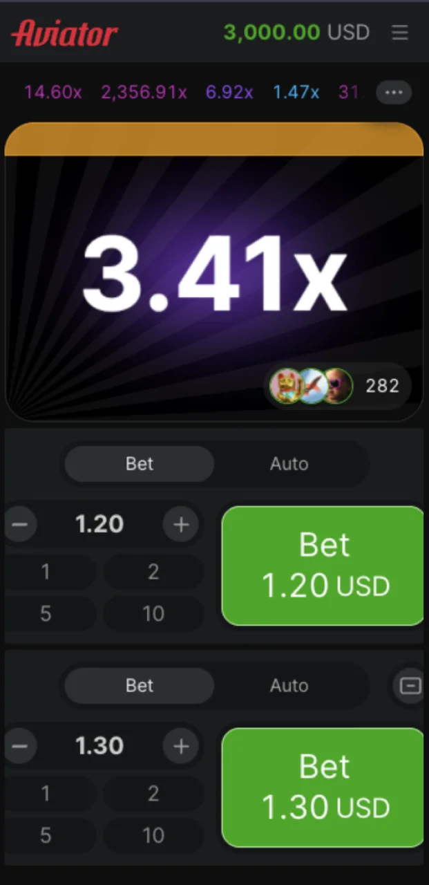 Watch the multiplier rise to choose the right moment and guess when the round will end in the aviator game on the SapphireBet website.