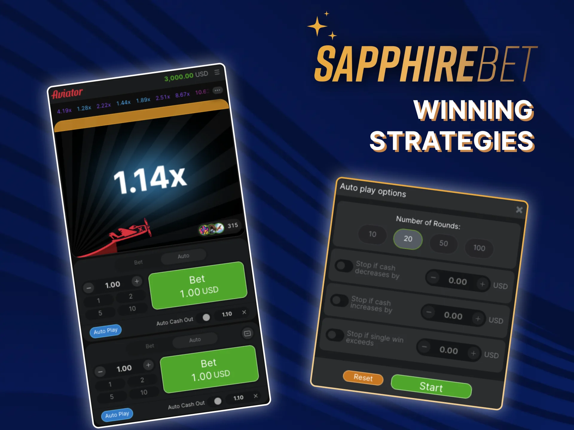 Learn about the most winning aviator strategies to win more often at SapphireBet Casino.