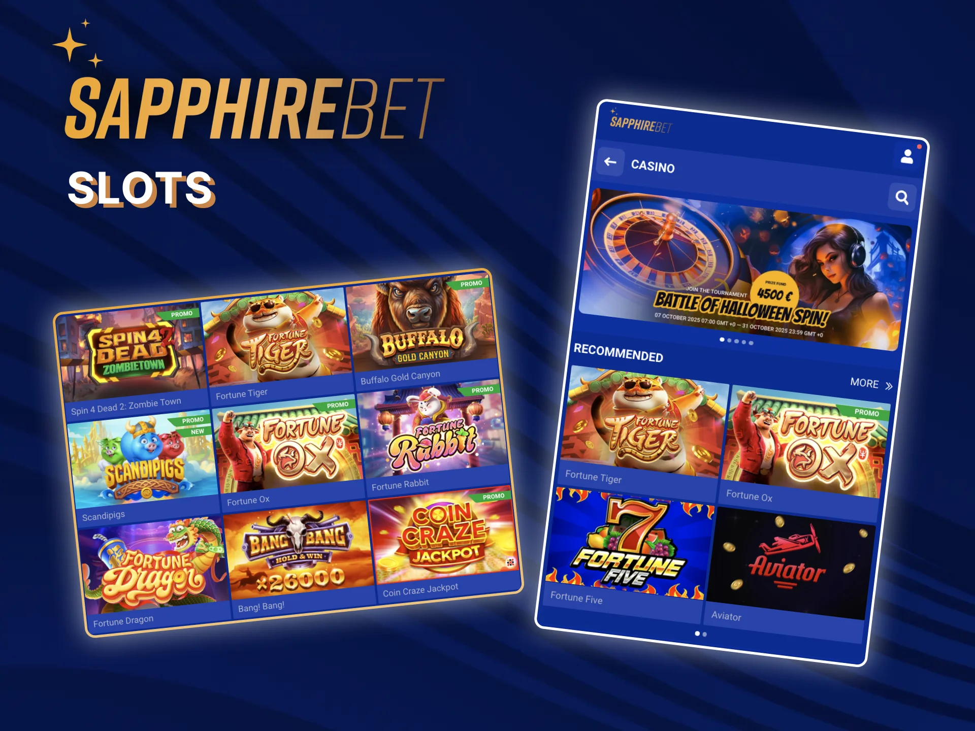 On the SapphireBet casino website, you will find the most popular slots from the best operators.