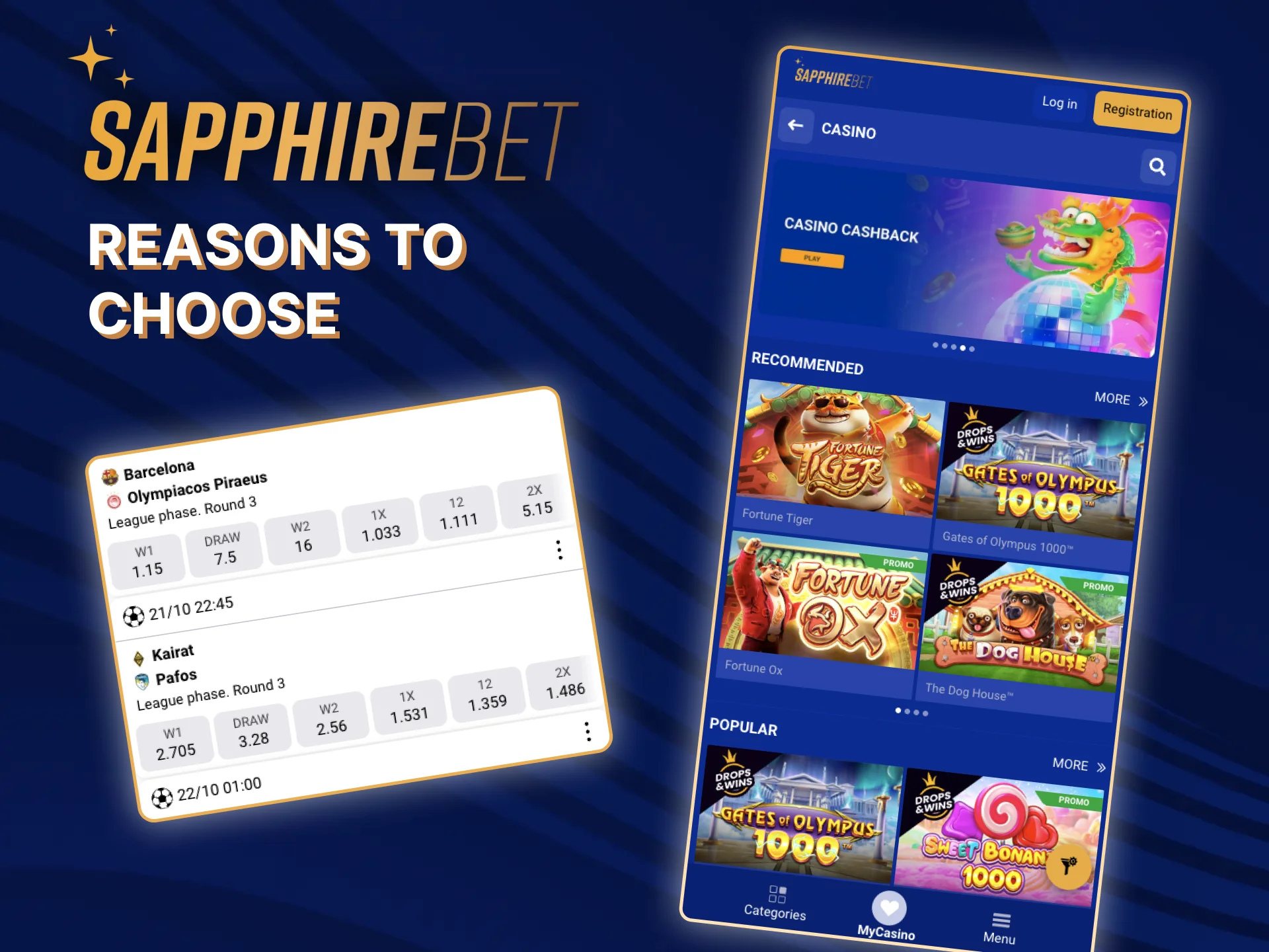Learn the most important reasons users choose SapphireBet.