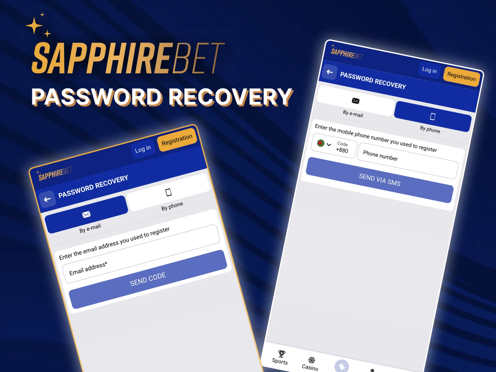 Get complete information on how to recover your password on SapphireBet.